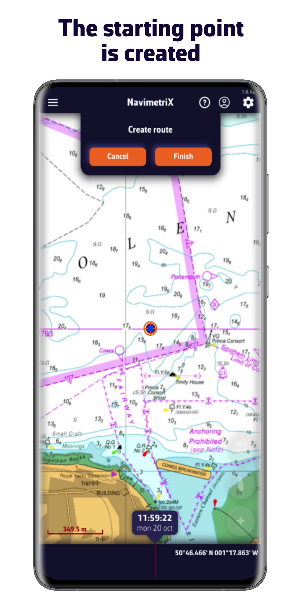 Se crea el punto de partida