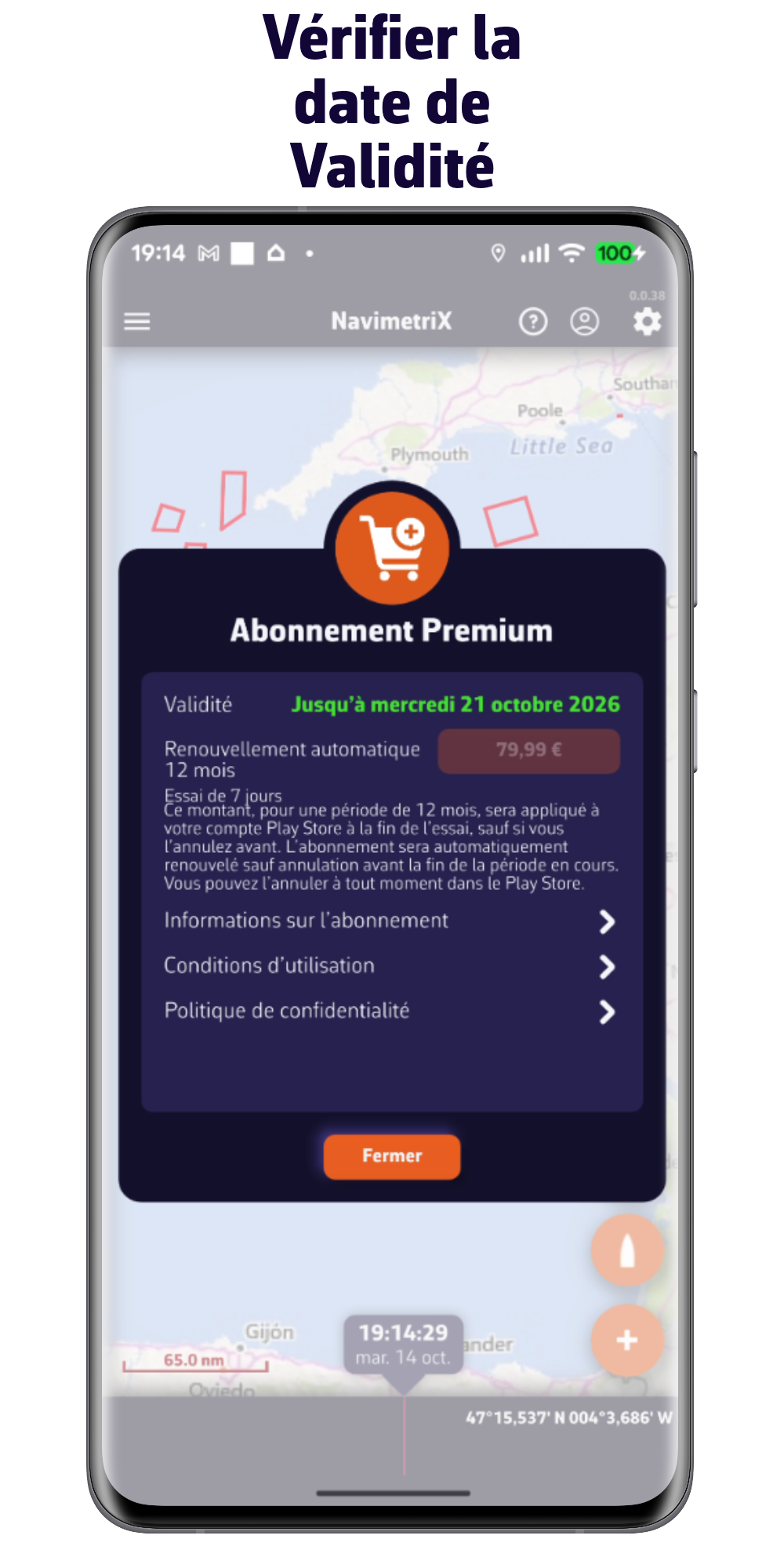 Vérifier la date de Validité